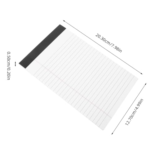 TOGEVAL 8 Stück Liniert Notizblock Tearable Memo Pad für Notizen und Erinnerungen Notizbuch für Büro und Alltag Schreibblock von TOGEVAL