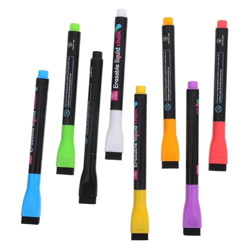 TOGEVAL 8 Stück Magnetische Whiteboard Marker Fluoreszierenden Farben Trocknend und Wiederverwendbar mit Radierkappe Dünne Spitze für Büro Schule und Zuhause TOGEVAL 8 Stück Magnetische Whiteboard Marker Fluoreszierenden Farben Trocknend und Wiederverwendbar mit Radierkappe Dünne Spitze für Büro Schule und Zuhause von TOGEVAL