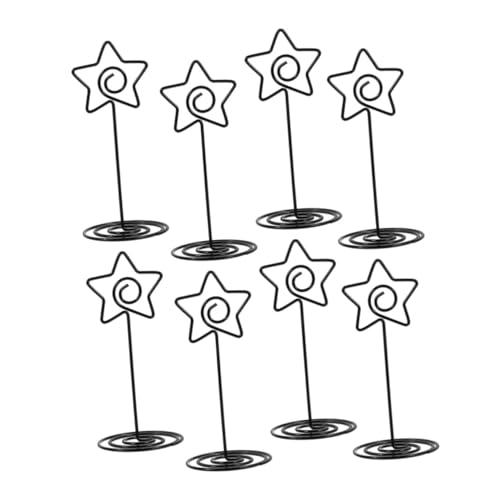 TOGEVAL 8 Stück Sternförmiger Kartenhalter Für Den Schreibtisch, Hochzeitskartenhalter, Bildhalter Für Tafelaufsätze, Menü Memo Clips, Bildhalter Für Tische, Hochzeitsnamens TOGEVAL 8 Stück Sternförmiger Kartenhalter Für Den Schreibtisch, Hochzeitskartenhalter, Bildhalter Für Tafelaufsätze, Menü Memo Clips, Bildhalter Für Tische, Hochzeitsnamens von TOGEVAL