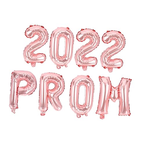 TOGEVAL 8 Stück Teiliges Ballon Set aus Aluminiumfolie Roségoldene Graduation Party Dekoration Leichte Langlebige Abschlussballons für Innen und Außendeko TOGEVAL 8 Stück Teiliges Ballon Set aus Aluminiumfolie Roségoldene Graduation Party Dekoration Leichte Langlebige Abschlussballons für Innen und Außendeko von TOGEVAL