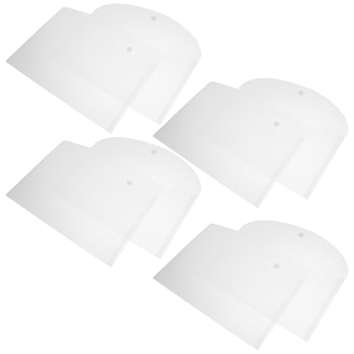 TOGEVAL 8 Stück Teiliges Dokumenten Aufbewahrungstaschen Transparente Aktenmappen mit Druckknopfverschluss für Büroorganisation und Dokumentenschutz von TOGEVAL