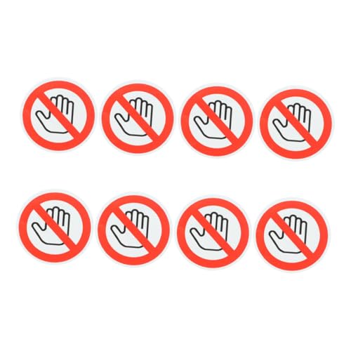 TOGEVAL 8 Stück Teiliges Kleine Selbstklebende Warnaufkleber Nicht Berühren Sicherheitsetiketten zum Schutz vor Mechanischen Verletzungen Langlebig für Fabriken Lager und Büros Geeignet TOGEVAL 8 Stück Teiliges Kleine Selbstklebende Warnaufkleber Nicht Berühren Sicherheitsetiketten zum Schutz vor Mechanischen Verletzungen Langlebig für Fabriken Lager und Büros Geeignet von TOGEVAL