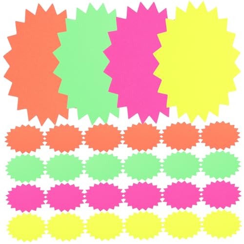 TOGEVAL 80 Stück Teiliges Bunte Papierausschnitte mit Burst Design Kreative Einzigartige Dekoration für Tafeln und DIY Bastelprojekte in Klassenzimmern und Geschäften Farbenfrohe TOGEVAL 80 Stück Teiliges Bunte Papierausschnitte mit Burst Design Kreative Einzigartige Dekoration für Tafeln und DIY Bastelprojekte in Klassenzimmern und Geschäften Farbenfrohe von TOGEVAL