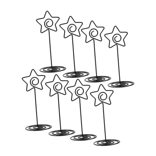 TOGEVAL 8Stücke Teiliges Tischkartenhalter für Hochzeiten Stabiler Foto Clip für Desktop Dekoration Party Tischschmuck Sicher und Zuverlässig und Tragbar von TOGEVAL