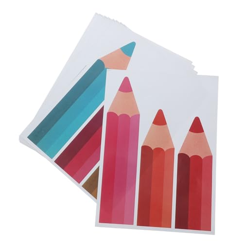 TOGEVAL 9 Stück Bleistift Wandtattoos Bunte Fensteraufkleber für Klassenzimmer und Wohnräume Selbstklebend und Abnehmbar Material Einfache Anwendung Farbige Dekoration für Kinderzimmer und TOGEVAL 9 Stück Bleistift Wandtattoos Bunte Fensteraufkleber für Klassenzimmer und Wohnräume Selbstklebend und Abnehmbar Material Einfache Anwendung Farbige Dekoration für Kinderzimmer und von TOGEVAL