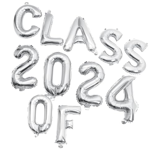 TOGEVAL Abschluss Ballon Dekoration Aluminium Ballons für Graduierungsfeier Klassenzimmer Deko Hintergrundgestaltung für Unvergessliche TOGEVAL Abschluss Ballon Dekoration Aluminium Ballons für Graduierungsfeier Klassenzimmer Deko Hintergrundgestaltung für Unvergessliche von TOGEVAL