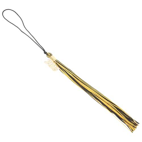 TOGEVAL Abschlusskappen Quasten mit Goldenem Anhänger Langlebige Polyester Abschlussfeier Dekoration Vielseitige Abschlusskappen Anhänger für Zeremonie und Party TOGEVAL Abschlusskappen Quasten mit Goldenem Anhänger Langlebige Polyester Abschlussfeier Dekoration Vielseitige Abschlusskappen Anhänger für Zeremonie und Party von TOGEVAL