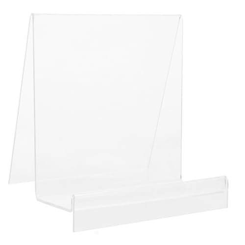 TOGEVAL Acryl Buchständer Transparent Breiter Freistehender Bücherhalter Vielseitig Einsetzbar für Schreibtisch Büro Schule Bibliothek Modernes Design Einfache Montage TOGEVAL Acryl Buchständer Transparent Breiter Freistehender Bücherhalter Vielseitig Einsetzbar für Schreibtisch Büro Schule Bibliothek Modernes Design Einfache Montage von TOGEVAL