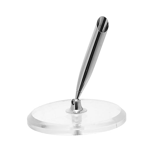 TOGEVAL Acryl Stifthalter Rund Eleganter Pen Holder für Hochzeiten und Verlobungen Drehbar Dekoration für und Besondere Anlässe Kreatives Design für Souvenirs von TOGEVAL