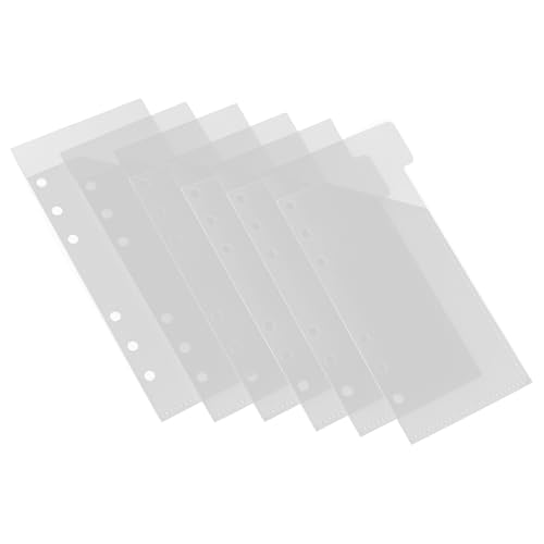TOGEVAL Binder Taschen Transparent Binder Pouches mit Schrägem Schlitz Langlebige PP Material Umschläge für Geld Dokumente und Budgetplaner Teiliges Organizer Zubehör TOGEVAL Binder Taschen Transparent Binder Pouches mit Schrägem Schlitz Langlebige PP Material Umschläge für Geld Dokumente und Budgetplaner Teiliges Organizer Zubehör von TOGEVAL