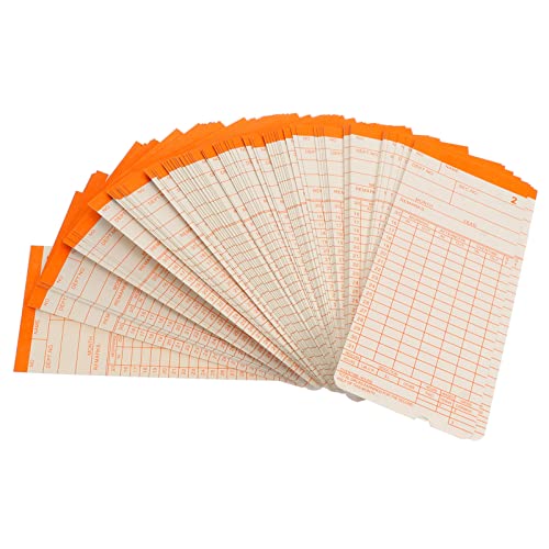 TOGEVAL Büro Anwesenheitskarten 100 Blatt Zeitkarten für Zeiterfassung Anwesenheitsrekorder Geeignet für Büro und Lager Einfach zu Verwenden Langlebiges Material TOGEVAL Büro Anwesenheitskarten 100 Blatt Zeitkarten für Zeiterfassung Anwesenheitsrekorder Geeignet für Büro und Lager Einfach zu Verwenden Langlebiges Material von TOGEVAL