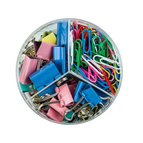 TOGEVAL Büroklammer Teilig Farbige Metallklammern und Binder Clips mit Nickelbeschichtung Praktische Papierhalter für Büro Schule und Zuhause Vielseitig Einsetzbar zum Zufällige Farbe TOGEVAL Büroklammer Teilig Farbige Metallklammern und Binder Clips mit Nickelbeschichtung Praktische Papierhalter für Büro Schule und Zuhause Vielseitig Einsetzbar zum Zufällige Farbe von TOGEVAL