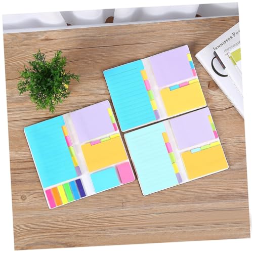 TOGEVAL Bunte Haftnotizen Selbstklebend Praktisch Zum Beschriften Für Büro Schule Zuhause Vielseitige Plan Memo Sticker von TOGEVAL