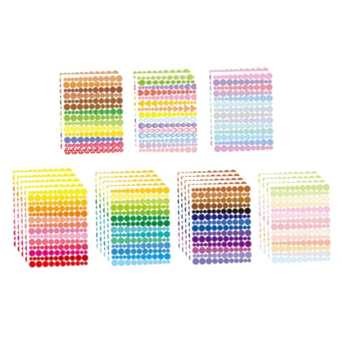 TOGEVAL Bunte Selbstklebende Runde Punktaufkleber für DIY Farbkennzeichnung Sichere Haftung Vielseitig Verwendbar zum Beschriften und Markieren von Aufbewahrungsboxen und Gläsern TOGEVAL Bunte Selbstklebende Runde Punktaufkleber für DIY Farbkennzeichnung Sichere Haftung Vielseitig Verwendbar zum Beschriften und Markieren von Aufbewahrungsboxen und Gläsern von TOGEVAL