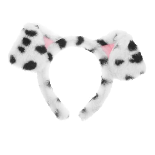 TOGEVAL Cartoon Hund Ohren Haarreif Niedliches Dalmatiner Stirnband Leichtes Kostümzubehör Für Halloween Cosplay Geburtstag Party Tierohren Accessoire TOGEVAL Cartoon Hund Ohren Haarreif Niedliches Dalmatiner Stirnband Leichtes Kostümzubehör Für Halloween Cosplay Geburtstag Party Tierohren Accessoire von TOGEVAL