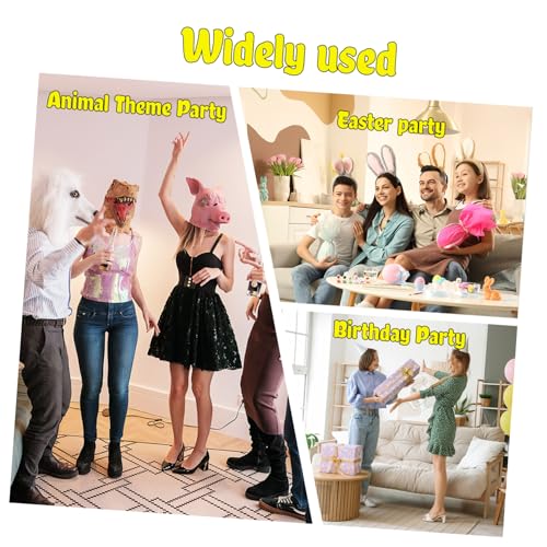TOGEVAL Chicken Kostüm Set Weißes Feder Hühner Stirnband Set Atmungsaktiv Bequem Party Cosplay Zubehör Für Festival Karneval TOGEVAL Chicken Kostüm Set Weißes Feder Hühner Stirnband Set Atmungsaktiv Bequem Party Cosplay Zubehör Für Festival Karneval von TOGEVAL
