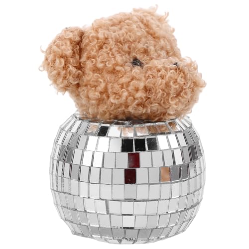 TOGEVAL Disco Bär Dekoration Glas Spiegel Kugel Handgefertigt Moderner Reflektierender Glanz Für Geburtstag Hochzeit Valentinstag Tischdeko TOGEVAL Disco Bär Dekoration Glas Spiegel Kugel Handgefertigt Moderner Reflektierender Glanz Für Geburtstag Hochzeit Valentinstag Tischdeko von TOGEVAL