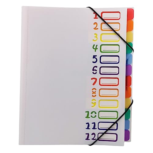 TOGEVAL Dokumentenmappe Mehrschichtig Kunststoff Fächer Organizer Tragbar Leicht Platzsparend für Büro und Zuhause Sicherer Dokumentenhalter mit Praktischem Stauraum TOGEVAL Dokumentenmappe Mehrschichtig Kunststoff Fächer Organizer Tragbar Leicht Platzsparend für Büro und Zuhause Sicherer Dokumentenhalter mit Praktischem Stauraum von TOGEVAL