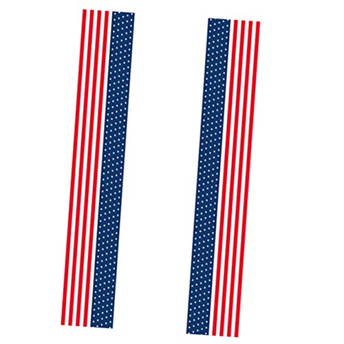 TOGEVAL Einweg Tischdecke Independence Day Partydeko Dekorative Tischdecke Patriotisches Design für Feier Catering Wand und Tischdekoration von TOGEVAL
