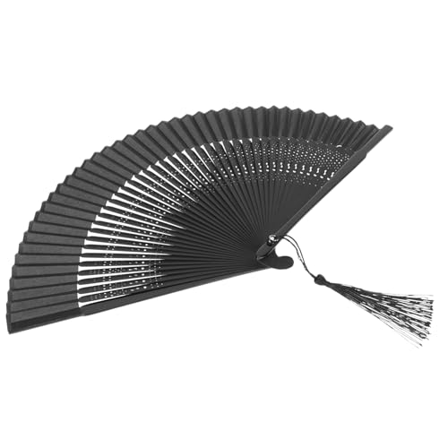 TOGEVAL Faltbarer Handfächer im Retro Stil mit Quaste Eleganter Chinesischer Fächer für Tanz und Dekoration Leicht und Tragbar Robustes Design mit Hohlem Bambusrahmen TOGEVAL Faltbarer Handfächer im Retro Stil mit Quaste Eleganter Chinesischer Fächer für Tanz und Dekoration Leicht und Tragbar Robustes Design mit Hohlem Bambusrahmen von TOGEVAL