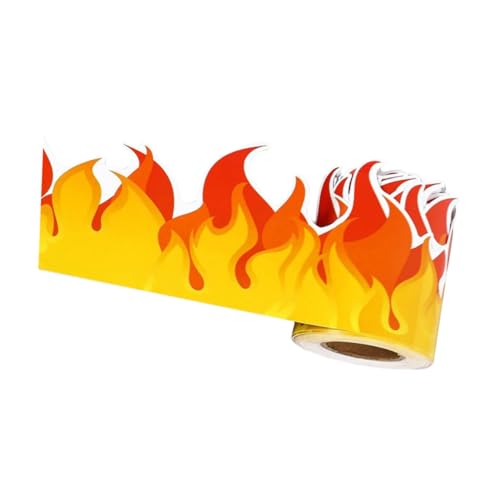 TOGEVAL Flammenförmiger Bulletin Board Rollenaufkleber Selbstklebend Klassenzimmer Dekoration Tafeldekor für Pinnwand Büro Fenster und Wandgestaltung TOGEVAL Flammenförmiger Bulletin Board Rollenaufkleber Selbstklebend Klassenzimmer Dekoration Tafeldekor für Pinnwand Büro Fenster und Wandgestaltung von TOGEVAL