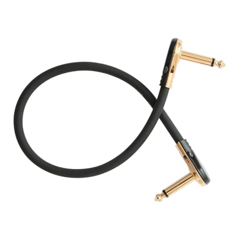 TOGEVAL Gitarrenleitungsdraht Tragbares Audiokabel für Instrumente Verbindungskabel mit Hochwertigem Kupferstecker für Gitarre Bass und Lautsprecher Musikalisches von TOGEVAL
