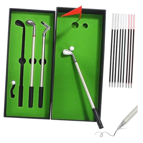 TOGEVAL Golf Kugelschreiber mit Refills Lustige Mini Golf Stifte für Büro und Schreibtisch Glattes Desktop Golfspiel und Originelles für Golfspieler TOGEVAL Golf Kugelschreiber mit Refills Lustige Mini Golf Stifte für Büro und Schreibtisch Glattes Desktop Golfspiel und Originelles für Golfspieler von TOGEVAL