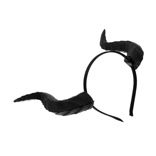 TOGEVAL Gothic Dragon Horns Headband Leichtes Cosplay Haarreif mit Einzigartigem Drachendesign Geeignet für Halloween Karneval Mardi Gras Fantasy Kostüm Komfortabel für Lange Tragezeit von TOGEVAL