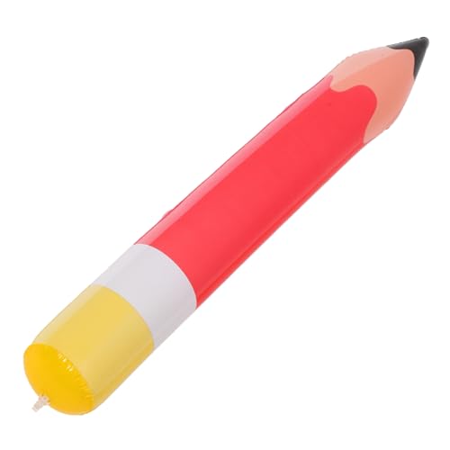 TOGEVAL Großer Aufblasbarer PVC Bleistift Ballon Robustes Party Deko Accessoire für Klassenzimmer Rückkehr zur Schule Party Favor und Festdekoration TOGEVAL Großer Aufblasbarer PVC Bleistift Ballon Robustes Party Deko Accessoire für Klassenzimmer Rückkehr zur Schule Party Favor und Festdekoration von TOGEVAL