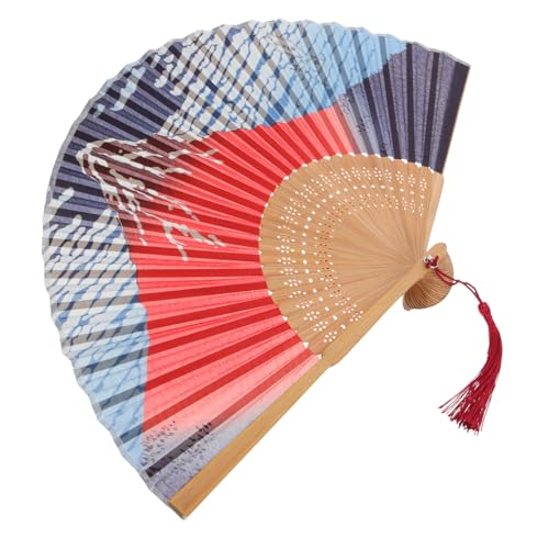 TOGEVAL Handfächer aus Seide im Japanischen Stil Faltbarer Vintage Fächer für Tanz Hochzeiten Partys und Dekoration TOGEVAL Handfächer aus Seide im Japanischen Stil Faltbarer Vintage Fächer für Tanz Hochzeiten Partys und Dekoration von TOGEVAL
