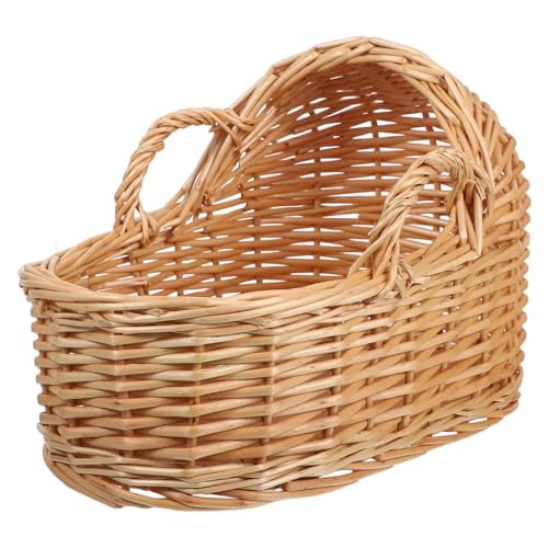 TOGEVAL Handgefertigter Handgeflochtener Erntekorb mit Griff Vielseitiger Dekokorb aus Rattan für Blumenarrangements Eier Sammeln Obst Gemüse und Candy Aufbewahrung Rustikale Hochzeit und TOGEVAL Handgefertigter Handgeflochtener Erntekorb mit Griff Vielseitiger Dekokorb aus Rattan für Blumenarrangements Eier Sammeln Obst Gemüse und Candy Aufbewahrung Rustikale Hochzeit und von TOGEVAL