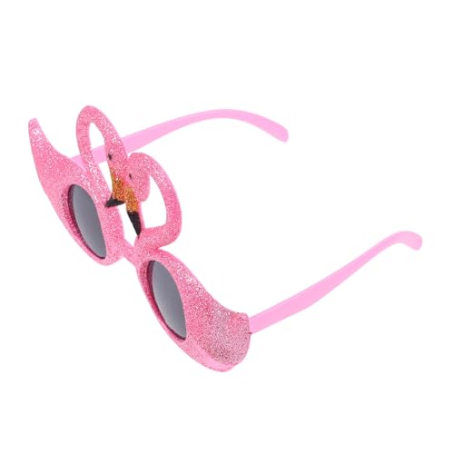 TOGEVAL Hawaii Partybrille Flamingo Sonnenbrille Sommer Strand Luau Kostüm Zubehör Unisex Novelty Glasses für Geburtstagsfeier und Fotorequisiten von TOGEVAL