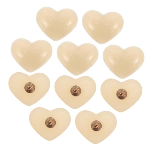 TOGEVAL Herzförmiges Knopfset 10 Stück Kleiderknöpfe Kleidungsknöpfe Ideal Für Näh- Und Bastelprojekte TOGEVAL Herzförmiges Knopfset 10 Stück Kleiderknöpfe Kleidungsknöpfe Ideal Für Näh- Und Bastelprojekte von TOGEVAL