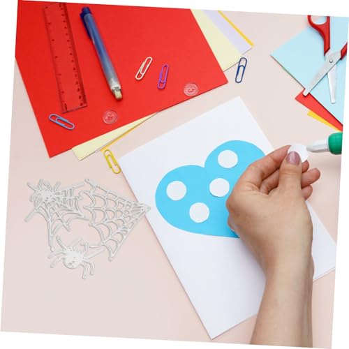 TOGEVAL Hochwertige Stanzform Spider Web Schneidevorlage für Papierbasteln und Kartenherstellung Langlebige DIY Prägeschablone Geeignet für Handstanzen und Kreative Halloween Dekorationen TOGEVAL Hochwertige Stanzform Spider Web Schneidevorlage für Papierbasteln und Kartenherstellung Langlebige DIY Prägeschablone Geeignet für Handstanzen und Kreative Halloween Dekorationen von TOGEVAL