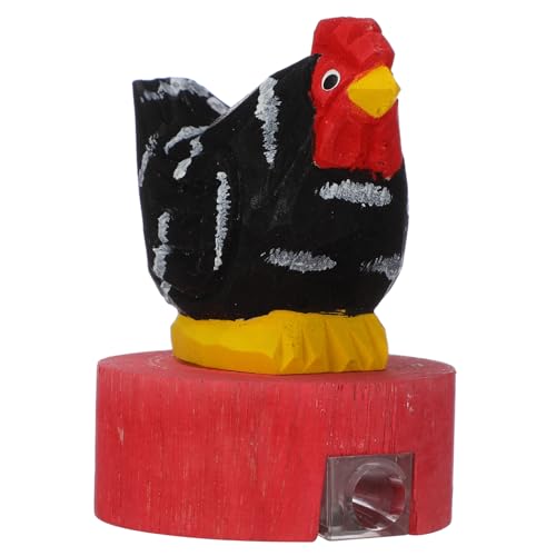 TOGEVAL Holz-Anspitzer Huhn Form Tragbarer Manueller Bleistiftanspitzer Langlebiges Schulbedarf Kompaktes Kinderfreundliches Schreibwaren-tool für Schüler und Künstler für Zeichnen und von TOGEVAL