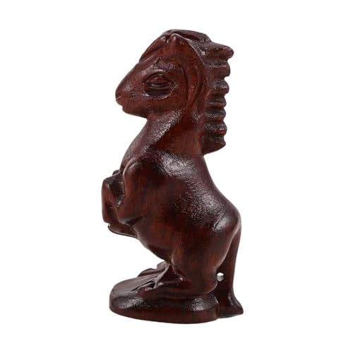 TOGEVAL Holz Pferdefigur Chinesisches Pferd Tischdekoration Feng Shui Holzfigur Glücksbringer Kleines Handgefertigtes Tierornament für Büro Wohnkultur TOGEVAL Holz Pferdefigur Chinesisches Pferd Tischdekoration Feng Shui Holzfigur Glücksbringer Kleines Handgefertigtes Tierornament für Büro Wohnkultur von TOGEVAL