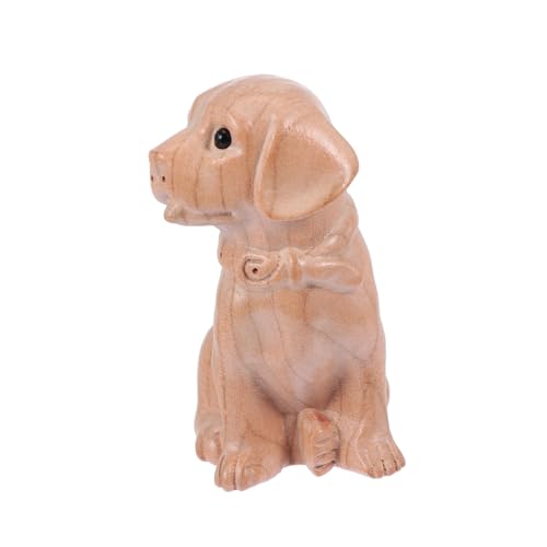 TOGEVAL Holzfigur Hund Feng Shui Holzschnitzerei Dekoration Wohnraum Kreative Wohnaccessoires Chinesische Holzkunst Handgefertigt Langlebig Detailreich Geschnitzt Geschenkidee TOGEVAL Holzfigur Hund Feng Shui Holzschnitzerei Dekoration Wohnraum Kreative Wohnaccessoires Chinesische Holzkunst Handgefertigt Langlebig Detailreich Geschnitzt Geschenkidee von TOGEVAL