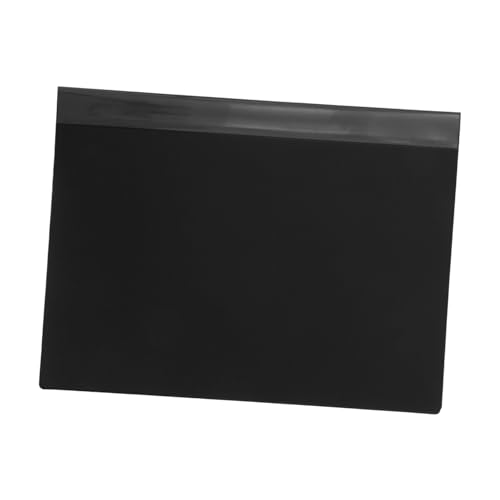 TOGEVAL Informationsanzeigeordner Transparenter Dokumentenhalter Tasche Unterlagen Papier Schutz Farbe Dokumentieren Ärmel Schreibwaren Beschützer Veranstalter Kunst Fotoordner Schwarz Pp von TOGEVAL