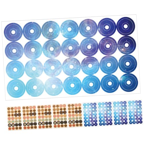 TOGEVAL Lochverstärker Aufkleber aus Papier Dekorative Donut und Sternenhimmel Motive Selbstklebende Loseblatt Lochschutz Sticker für Planer Hefter Bastelprojekte und DIY Nagelkunst TOGEVAL Lochverstärker Aufkleber aus Papier Dekorative Donut und Sternenhimmel Motive Selbstklebende Loseblatt Lochschutz Sticker für Planer Hefter Bastelprojekte und DIY Nagelkunst von TOGEVAL