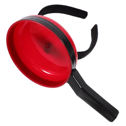 TOGEVAL Lustiger Pfannen Haarreifen aus Abs Polyester Bequem und Formstabil Einzigartiges Accessoire für Karneval Cosplay Motto und Themenpartys Auffälliger Haarreif für Besondere Anlässe von TOGEVAL