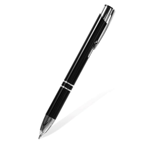 TOGEVAL Metall Kugelschreiber Handlich Präzise Schreibstift Ergonomisch Komfortabel für Büro Schule Alltag Schwarz Langlebig Wiederverwendbar TOGEVAL Metall Kugelschreiber Handlich Präzise Schreibstift Ergonomisch Komfortabel für Büro Schule Alltag Schwarz Langlebig Wiederverwendbar von TOGEVAL