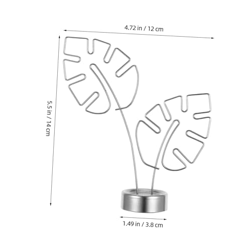 TOGEVAL Metall Memo Clip Halter Monstera Design Stabil Praktisch Tragbar Tischkartenhalter Notizenhalter für Büro Hochzeit Schreibtisch Dekoration TOGEVAL Metall Memo Clip Halter Monstera Design Stabil Praktisch Tragbar Tischkartenhalter Notizenhalter für Büro Hochzeit Schreibtisch Dekoration von TOGEVAL