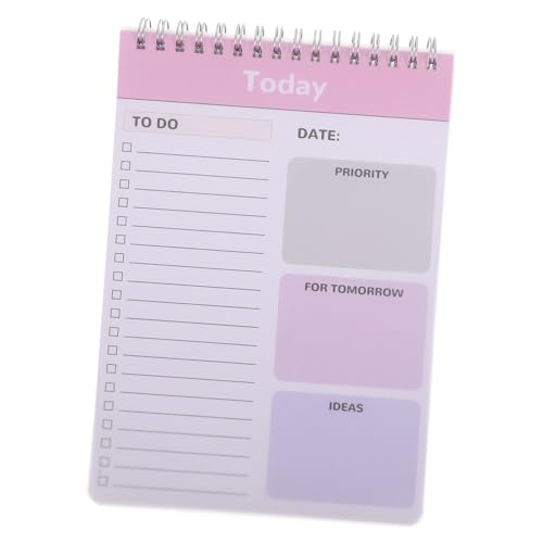TOGEVAL Multifunktionaler Spiralplaner Notizblock Langlebig Robust Tragbar Kleines Notizbuch für Büro und Haushalt Tägliche Planung Schreibunterlage Memo Pad TOGEVAL Multifunktionaler Spiralplaner Notizblock Langlebig Robust Tragbar Kleines Notizbuch für Büro und Haushalt Tägliche Planung Schreibunterlage Memo Pad von TOGEVAL
