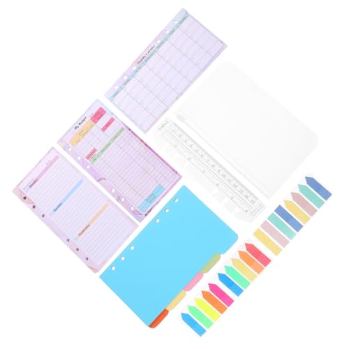TOGEVAL Nachfüllpapier für Ringbuch Flexible Austauschbare Loose Leaf Papiere Glatte Oberfläche Vielseitig für Schule und Büro Kompakte Notizbuch Einlagen von TOGEVAL