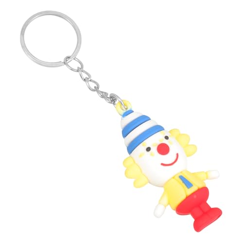 TOGEVAL Niedlicher Clown Schlüsselanhänger Kompakt und Leicht Modisches Circus Party Accessoire für Taschen Rucksäcke und Geldbeutel Dekorativer Anhänger TOGEVAL Niedlicher Clown Schlüsselanhänger Kompakt und Leicht Modisches Circus Party Accessoire für Taschen Rucksäcke und Geldbeutel Dekorativer Anhänger von TOGEVAL