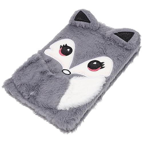TOGEVAL Plüsch Notizbuch für Süßes Cartoon Tagebuch mit Flauschigem Fuchs Design für Kreative Ideen Tagebuchschreiben und Notizen Perfektes für Kleine von TOGEVAL