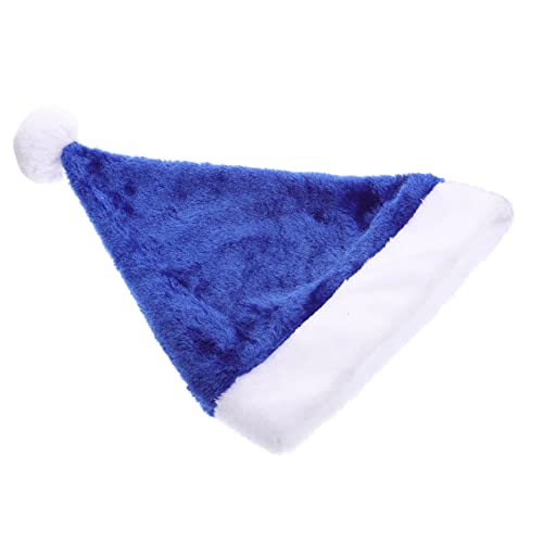TOGEVAL Plüsch-Weihnachtsmütze Weihnachtsbaum Hut Weihnachtsmützen Hüte weihnachtsbekleidung weihnachtsklamotten weihnachtskostüm liefert Cosplay-Weihnachtsmann-Mütze kurzer Plüsch Blue TOGEVAL Plüsch-Weihnachtsmütze Weihnachtsbaum Hut Weihnachtsmützen Hüte weihnachtsbekleidung weihnachtsklamotten weihnachtskostüm liefert Cosplay-Weihnachtsmann-Mütze kurzer Plüsch Blue von TOGEVAL