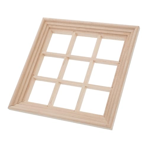 TOGEVAL Puppenhausfenster Simulationsfenster Für Puppenhaus Mini-fensterrahmen Vorhänge Für Puppenhäuser Puppenhaus Bilderrahmen Miniatur-puppenhaus-fensterrahmen Mini-möbeltür Holz Beige TOGEVAL Puppenhausfenster Simulationsfenster Für Puppenhaus Mini-fensterrahmen Vorhänge Für Puppenhäuser Puppenhaus Bilderrahmen Miniatur-puppenhaus-fensterrahmen Mini-möbeltür Holz Beige von TOGEVAL