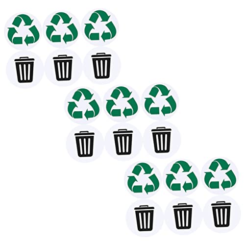 TOGEVAL Recycling Aufkleber Set für Abfalltrennung Selbstklebende Etiketten für Mülltonnen Wasserfest und Langlebig für und Glasoberflächen TOGEVAL Recycling Aufkleber Set für Abfalltrennung Selbstklebende Etiketten für Mülltonnen Wasserfest und Langlebig für und Glasoberflächen von TOGEVAL