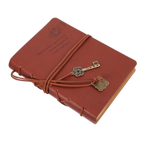 TOGEVAL Retro Leder Notizbuch Vintage Notizblock mit Blanko Kreatives Tagebuch für Büro Studenten Geeignet Flexibel für DIY Planung und Tagebuchführung TOGEVAL Retro Leder Notizbuch Vintage Notizblock mit Blanko Kreatives Tagebuch für Büro Studenten Geeignet Flexibel für DIY Planung und Tagebuchführung von TOGEVAL